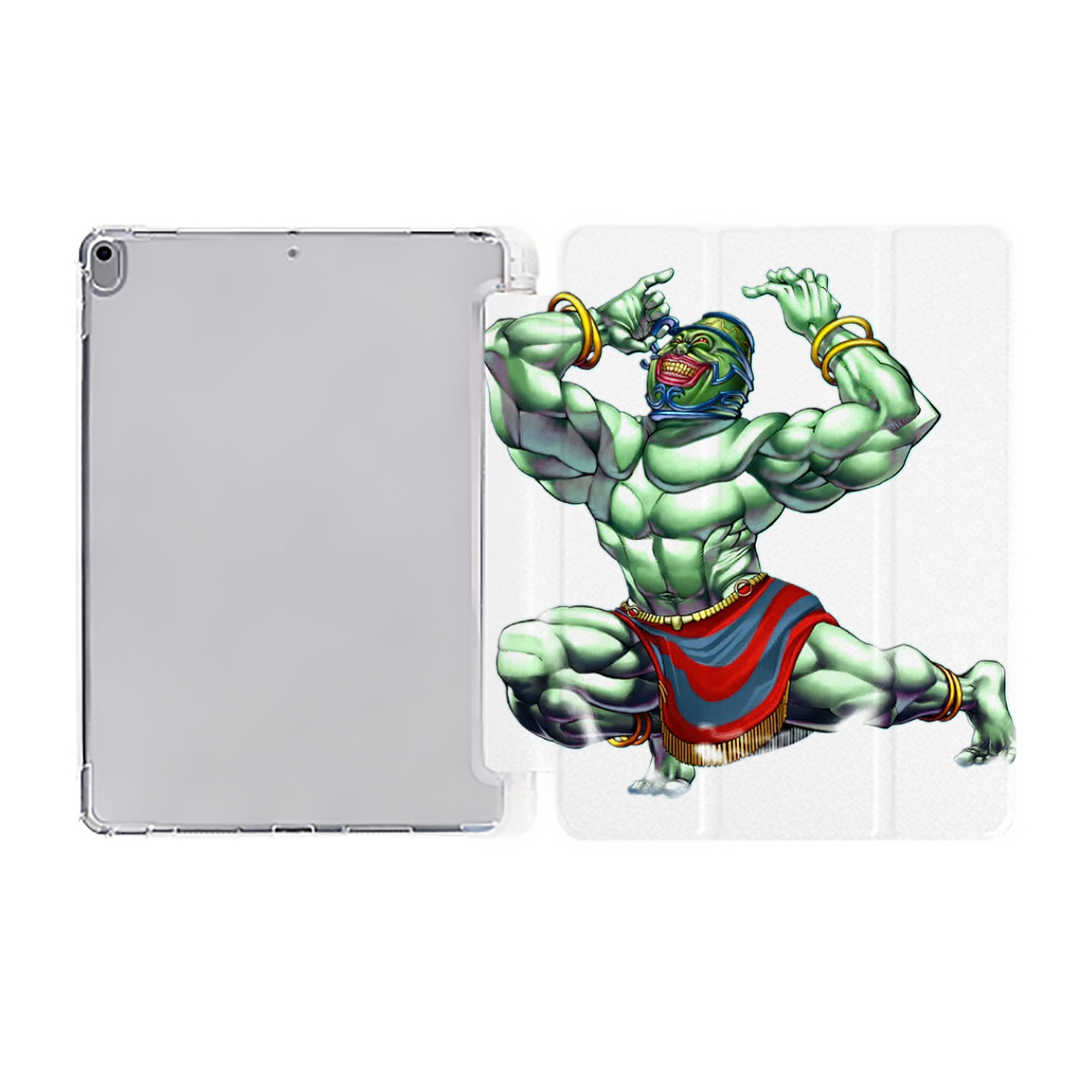 （画像用） 遊☆戯☆王 Yu-Gi-Oh! IPad ケース ペン収納付き 三つ折りスタンド PUレザー×シリコン 対応機種9.5/10.5/10.9インチ